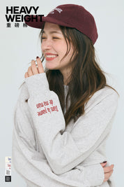 【重磅棉】袖口刺繡LOGO長袖衛衣 親子裝