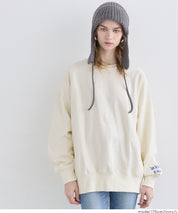 【重磅棉】袖口刺繡LOGO長袖衛衣 親子裝