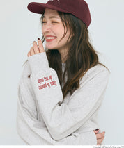 【重磅棉】袖口刺繡LOGO長袖衛衣 親子裝