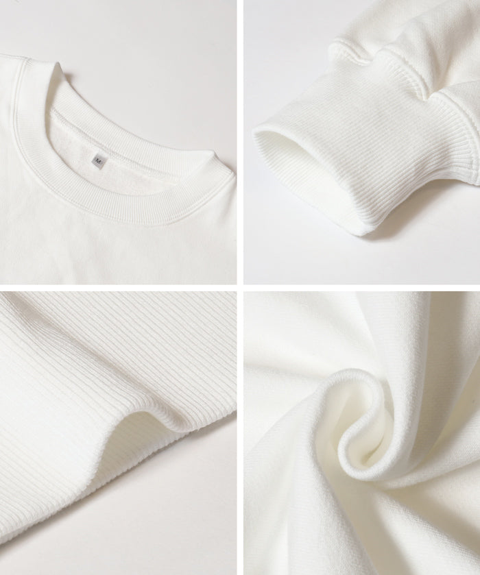 【重磅棉】袖口刺繡LOGO長袖衛衣 親子裝