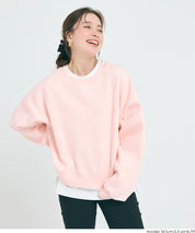 【重磅棉】素色復古刷色長袖衛衣