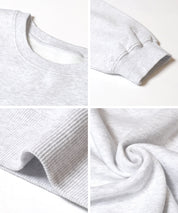 【重磅棉】素色復古刷色長袖衛衣