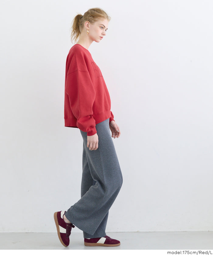 【重磅棉】LOGO復古刷色長袖衛衣