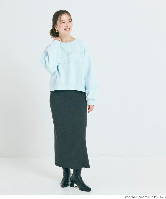 【重磅棉】LOGO復古刷色長袖衛衣