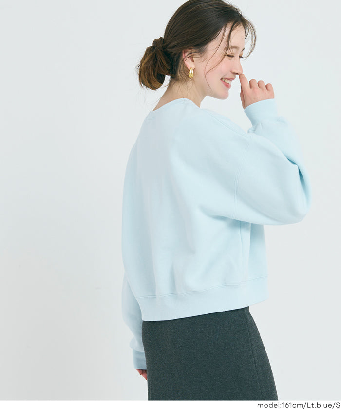 【重磅棉】LOGO復古刷色長袖衛衣