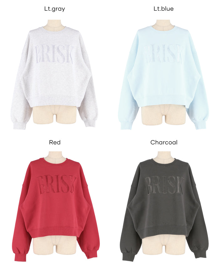 【重磅棉】LOGO復古刷色長袖衛衣