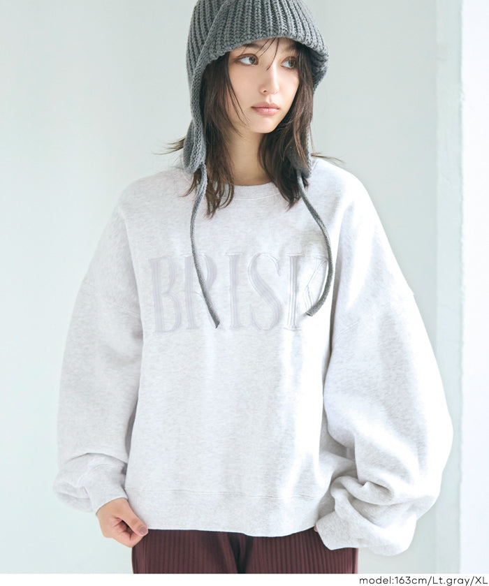 【重磅棉】LOGO復古刷色長袖衛衣