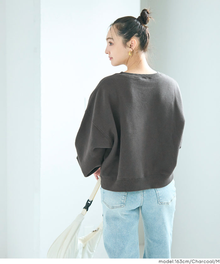 【重磅棉】LOGO復古刷色長袖衛衣