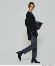 Crew neck knit tunic