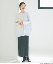 Crew neck knit tunic