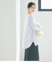 Crew neck knit tunic