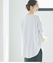 Crew neck knit tunic