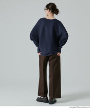 Dolman V-neck knit top