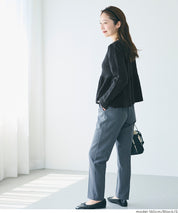 細閃針織V領開衫