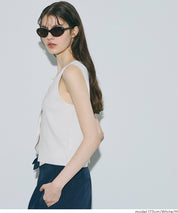 French style knitted vest