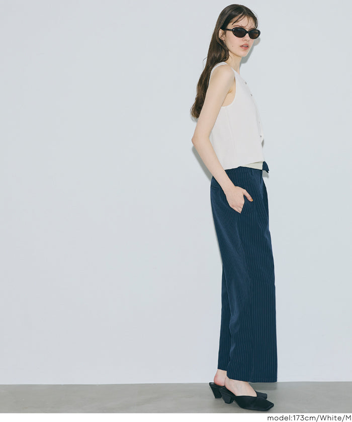 French style knitted vest