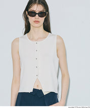 French style knitted vest