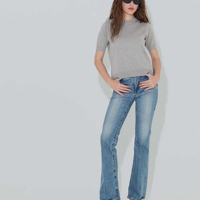 Summer Kint 薄款圓領短袖針織