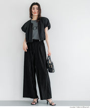 Pleated pants