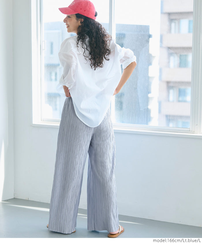 Pleated pants