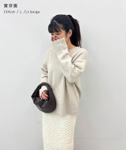 [Cashmere Style] Elegant V-neck Sweater