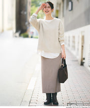 Fufuyaku style V neck top dress sexy style V neck side slim top dress long sleeves female 