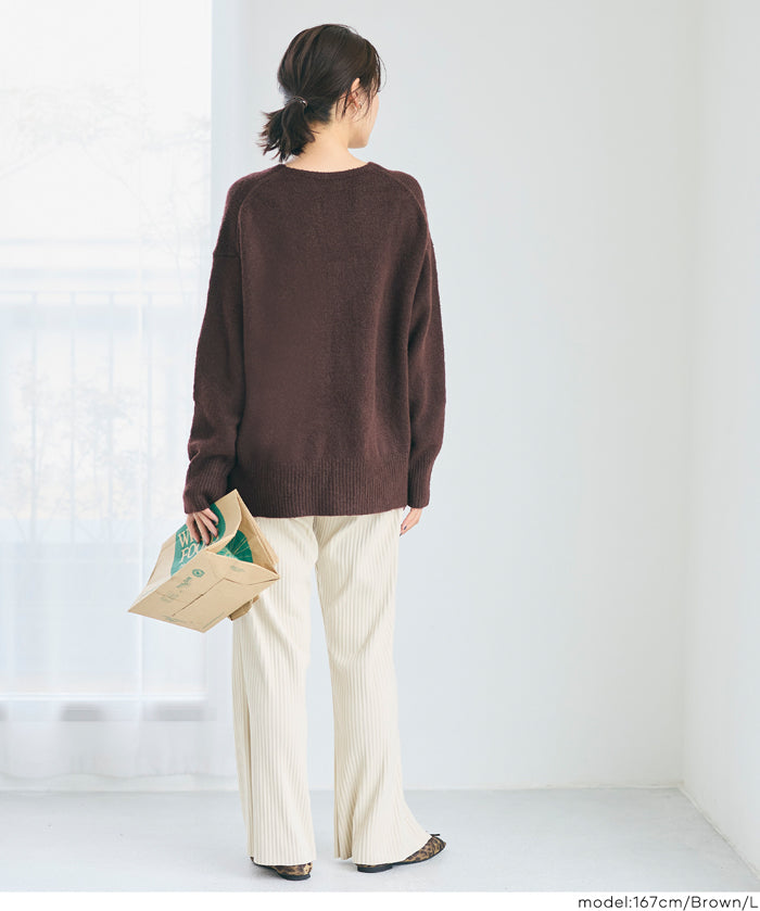 Fufuyaku style V neck top dress sexy style V neck side slim top dress long sleeves female 