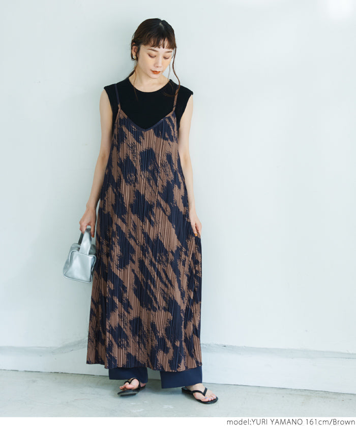 Personalized ink spaghetti strap dress
