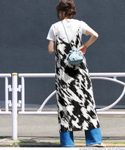 Personalized ink spaghetti strap dress