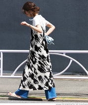 Personalized ink spaghetti strap dress