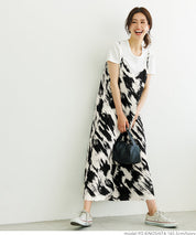 Personalized ink spaghetti strap dress