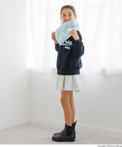 童裝柔軟毛交叉圍脖圍巾 親子裝