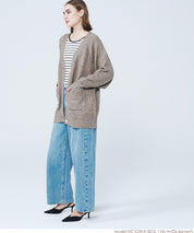 Yak-style raglan knit cardigan