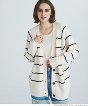 Yak-style raglan knit cardigan