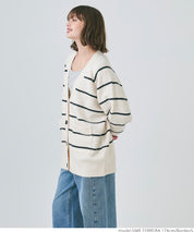 Yak-style raglan knit cardigan
