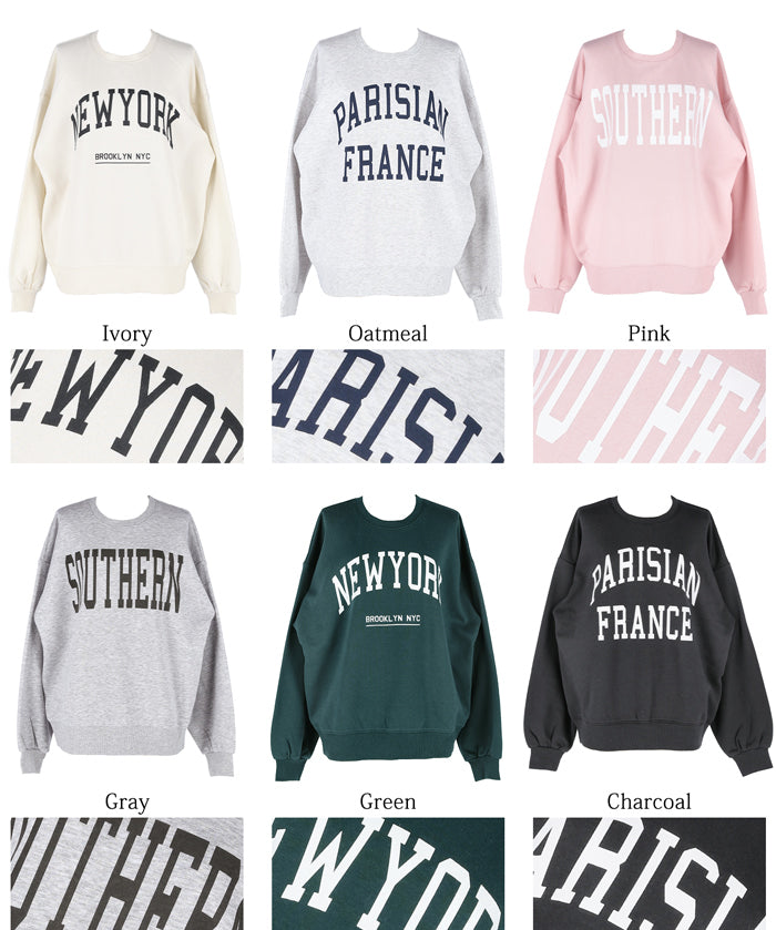 Assorted college brushed sweatshirt