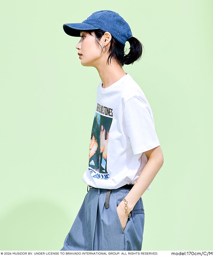 復古搖滾樂隊印花短袖上衣