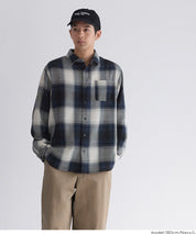 ［特價$259→$199］男裝文青格紋長袖襯衫