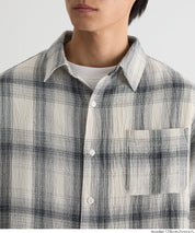 ［特價$259→$199］男裝文青格紋長袖襯衫