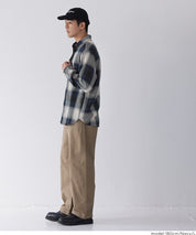 ［特價$259→$199］男裝文青格紋長袖襯衫