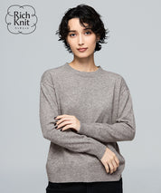 【早秋新品】 【Rich Knit 軟糯針織】圓領長袖針織上衣