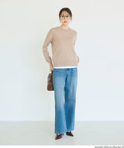 【早秋新品】 【Rich Knit 軟糯針織】圓領長袖針織上衣