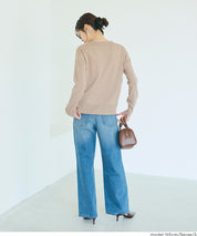 【早秋新品】 【Rich Knit 軟糯針織】圓領長袖針織上衣