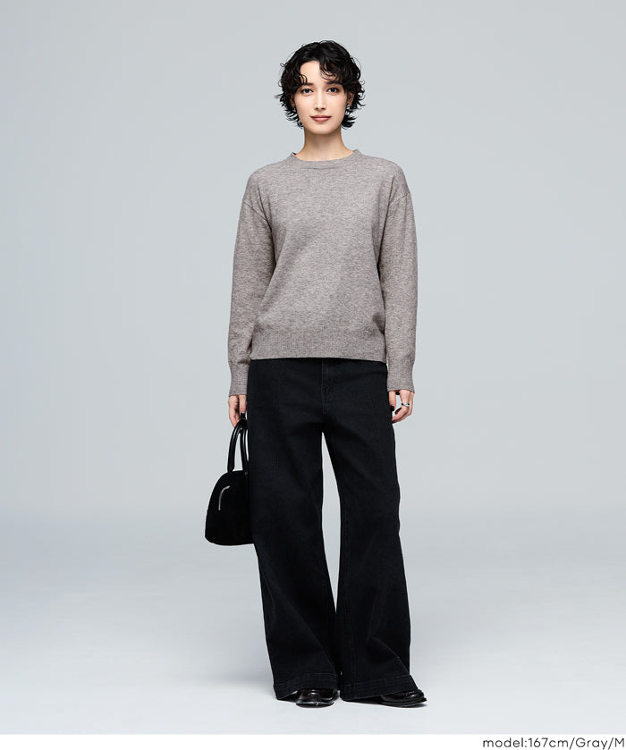 【早秋新品】 【Rich Knit 軟糯針織】圓領長袖針織上衣