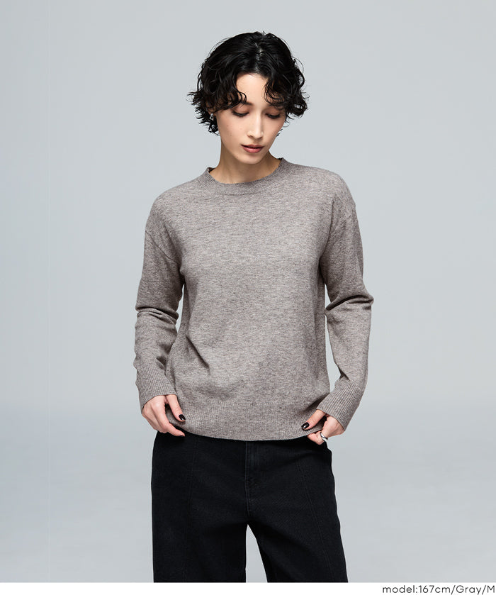 【早秋新品】 【Rich Knit 軟糯針織】圓領長袖針織上衣