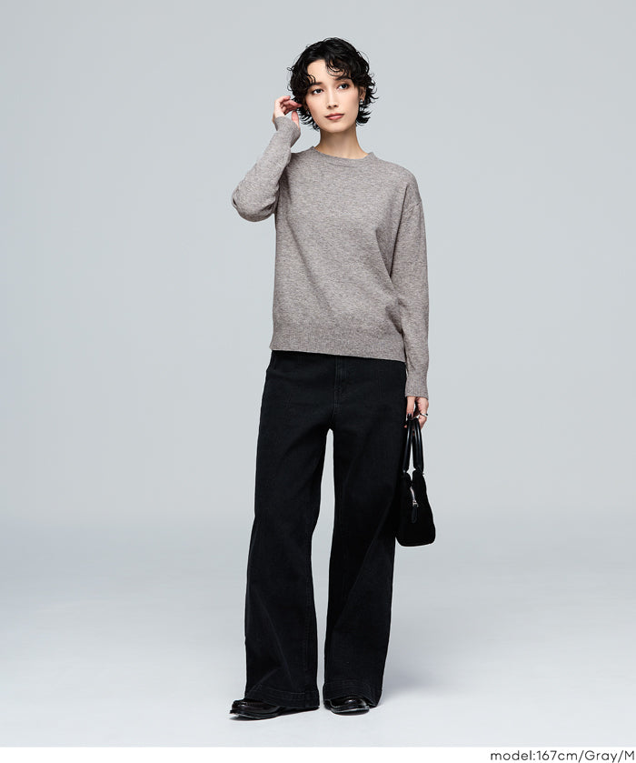 【早秋新品】 【Rich Knit 軟糯針織】圓領長袖針織上衣