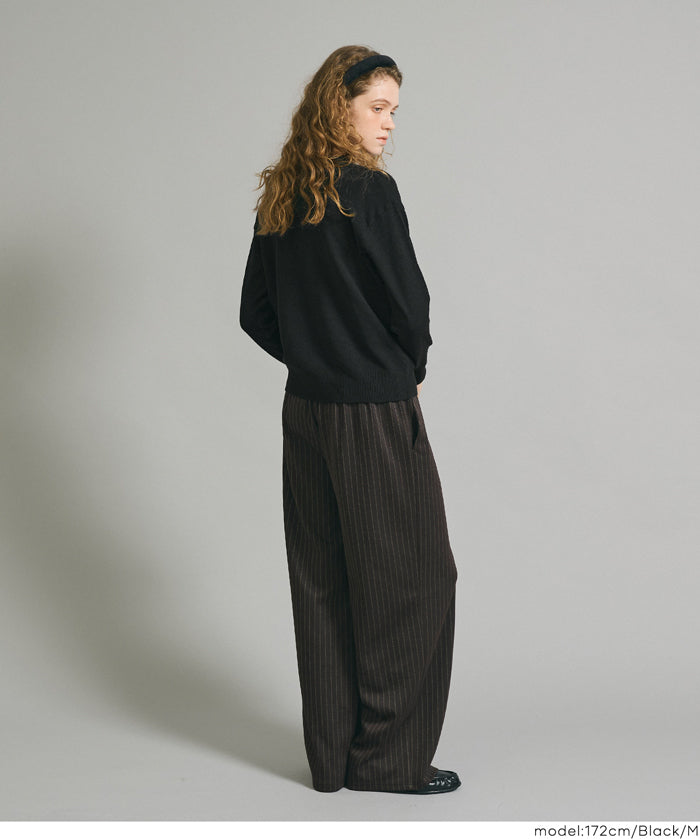 【早秋新品】 【Rich Knit 軟糯針織】圓領長袖針織上衣