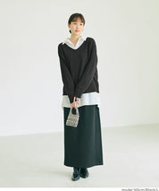 【早秋新品】 【Rich Knit 軟糯針織】V領長袖針織上衣