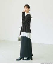 【早秋新品】 【Rich Knit 軟糯針織】V領長袖針織上衣