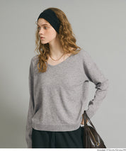 【早秋新品】 【Rich Knit 軟糯針織】V領長袖針織上衣